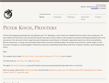 Tablet Screenshot of peterkochprinters.com